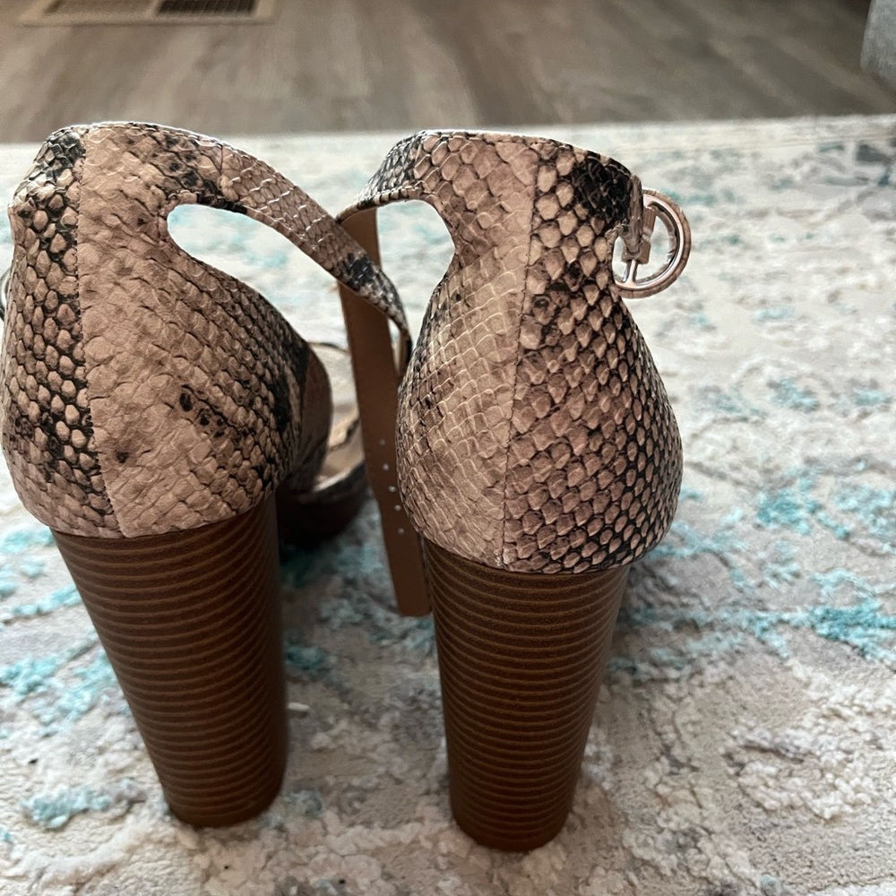 Elegant Snakeskin Patterned Heels